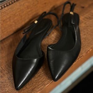 Ted Baker London Jane Bow Slingback Half D'Orsay Pointed Toe Flat